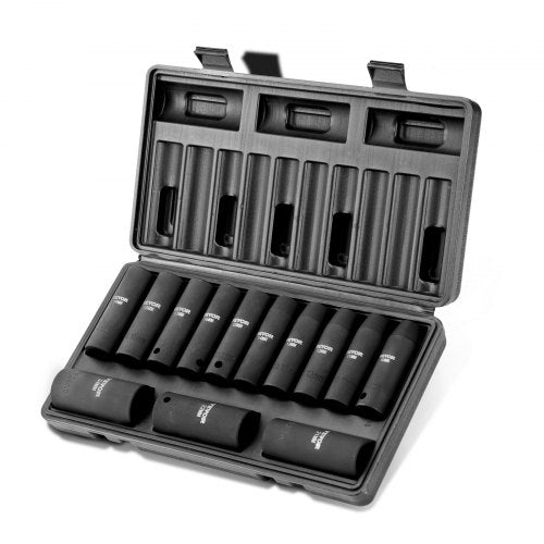 12 Drive Impact Socket Set 13 Piece Deep Socket Set Metric 1024mm 6