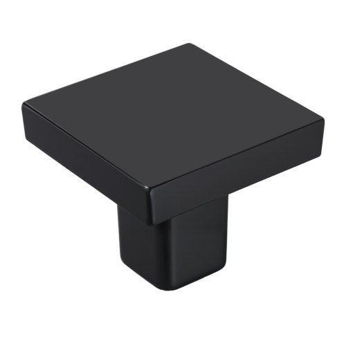 Cabinet Knobs 10 Pack 1.18 Inch Black Zinc Alloy Drawer Pulls Door