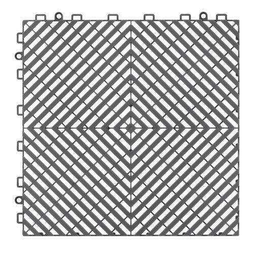 Interlocking Drainage Mat 12” x 12” Modular Interlocking Cushion 12 Pcs