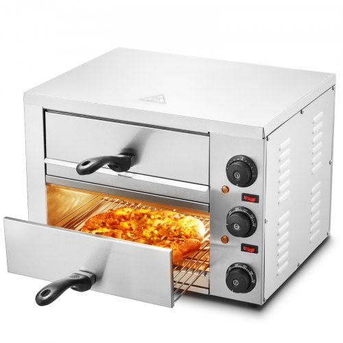Electric Countertop Pizza Oven 12 Adjustable Temperature 0120Min Timer – 8