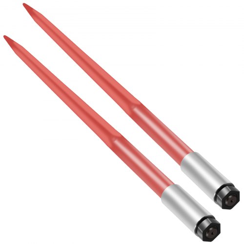 Pair Hay Spear 43 Bale Spear 3000 lbs Capacity Bale Spike Quick Attach