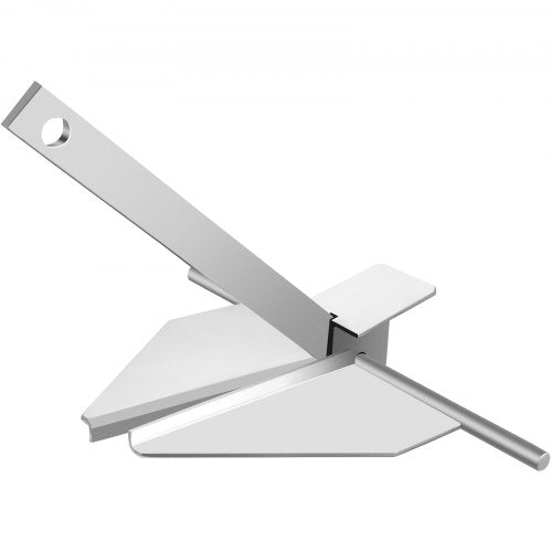 Boat Anchor Kit 13 lb Fluke Style Anchor Hot Dipped Galvanized Steel Fluke