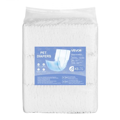 Disposable Male Dog Diapers Super Absorbent Male Dog Wraps 360 °