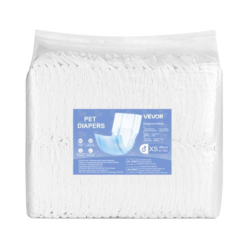 Disposable Male Dog Diapers Super Absorbent Male Dog Wraps 360 °