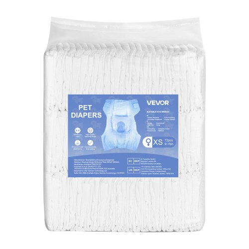 Disposable Dog Diapers Super Absorbent Female Dog Diapers 360° LeakProof