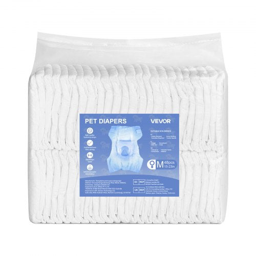 Disposable Dog Diapers Super Absorbent Female Dog Diapers 360° LeakProof
