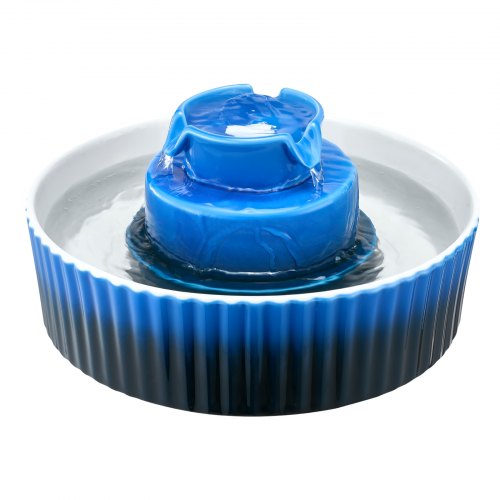 Ceramic Cat Water Fountain 21L71oz Cupcake Pet Fountain Porcelain Cat