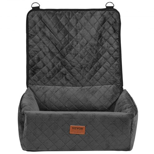 Dog Car Seat Dog Booster Seat for Car with A Storage Pocket ClipOn Safety