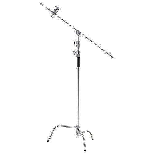 C Stand with Boom Arm Max Height 1083 ft330 cm Stainless Steel Heavy