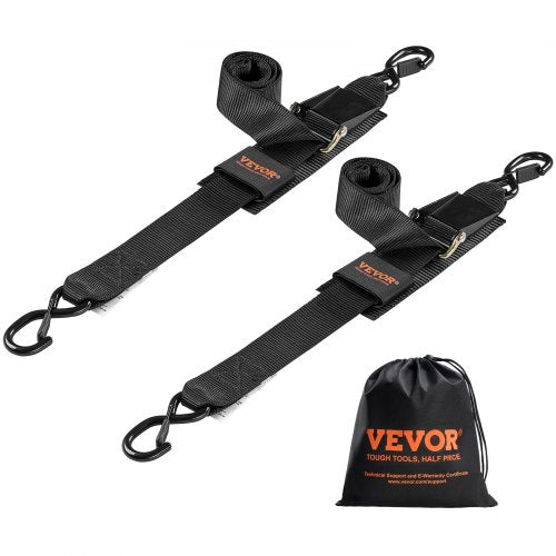 Retractable Ratchet Straps 2 in x 4 ft Ratchet Tie Down Straps with Security