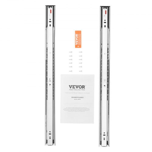 6 Pairs of 24 Inch Drawer Slides Side Mount Rails Heavy Duty Full Extension