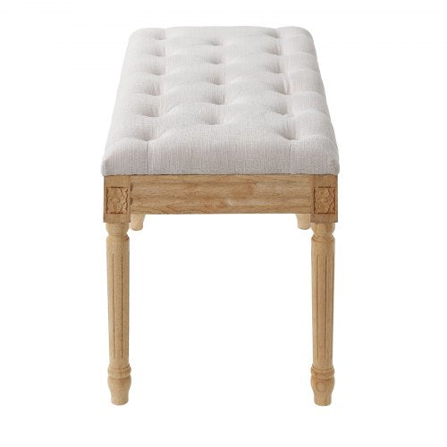 Upholstered Bench 16W Ottoman Bench End of Bed Bench with Foam Padded