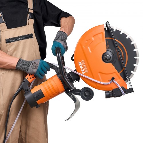 Electric Concrete Saw 14 in Circular Saw Cutter with 5 in Cutting Depth