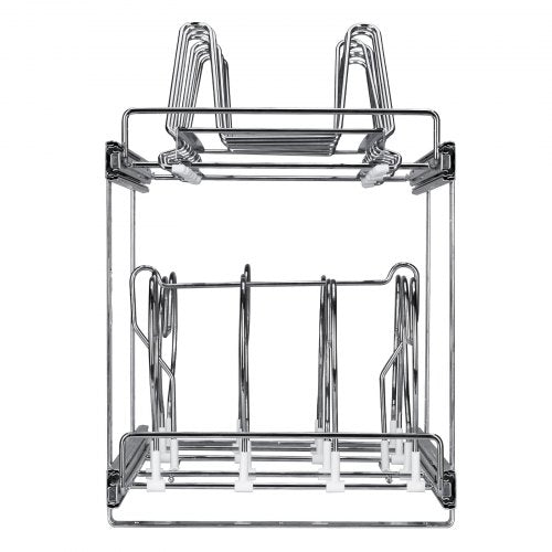 Pan and Pot Rack 2Tier Expandable Pull Out Under Cabinet Organizer Cookie