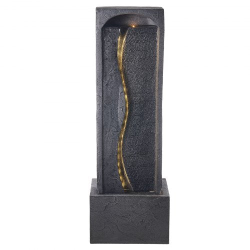 Outdoor Water Fountain 3858 in Height Fountain and Waterfall 1Tier Floor