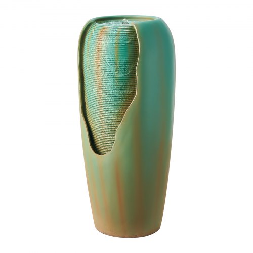 Outdoor Water Fountain 3071 in Height Fountain and Waterfall 1Tier Floor