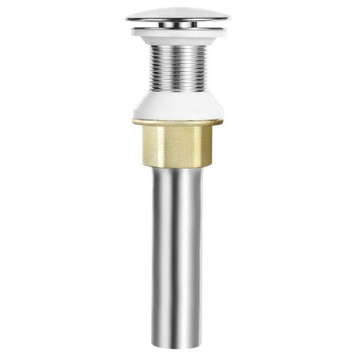 Bathroom Sink Drain Without Overflow Brass and 304 Stainless Steel Pop Up Drains