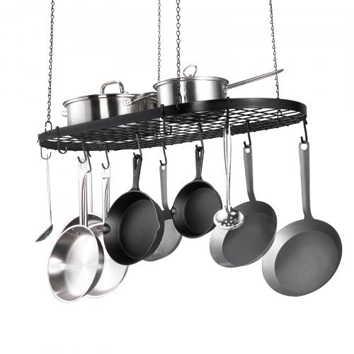 Hanging Pot Rack 32 inch Hanging Pot Rack Ceiling Mount Ceiling Pot Rack