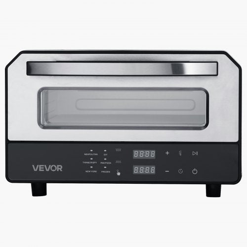 Electric Pizza Oven Smart Pizzas Maker Indoor With 5 Preset 12Inch Countertop