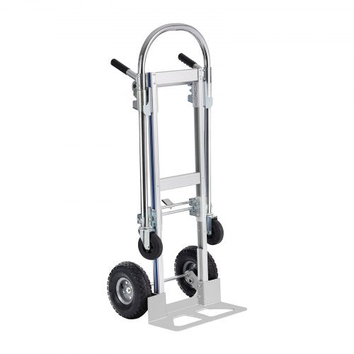 Aluminum Hand Truck 2 in 1 800 lbs Load Capacity Heavy Duty Industrial