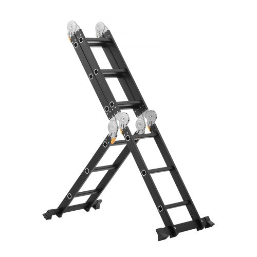MultiPurpose Folding Ladder 7in1 Tall Extension Step Ladder A Frame 3