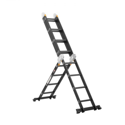 MultiPurpose Folding Ladder 7in1 Tall Extension Step Ladder A Frame 4