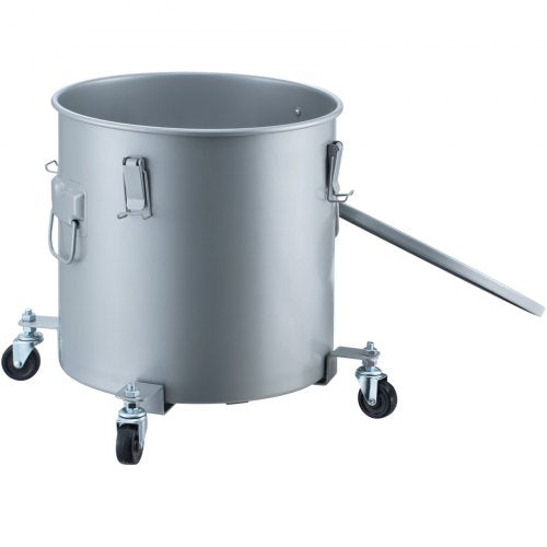 Fryer Grease Bucket 10 Gal Oil Disposal Caddy with Caster Base Carbon