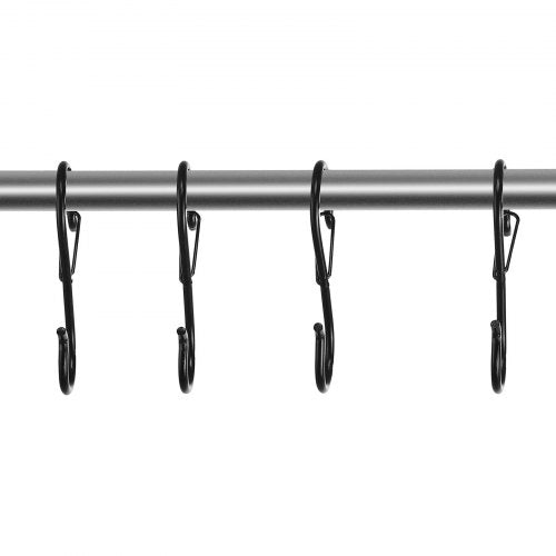 S Hooks 36 Pack 3968 Lbs Capacity For Bars Up To 085 Inch Shaped With Safety