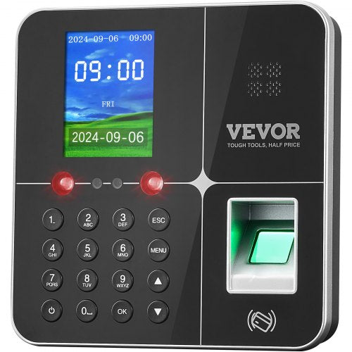 Time Clocks for Employees Small Business with Face Fingerprint RFID and PIN