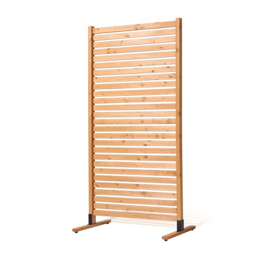 Wooden Privacy Screen 36 W x 76 H Outdoor Privacy Screen Freestanding