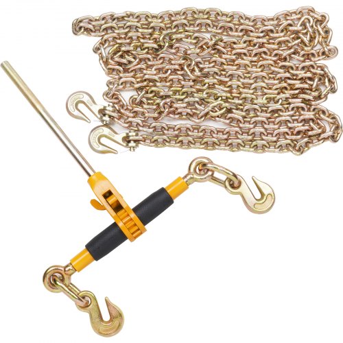 Ratchet Chain Binder 2PCS 3812 Heavy Duty Load Binders with G80