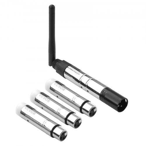 DMX Wireless Receiver 3 Receivers 1 Transmitter 24G ISM Band 656 ft