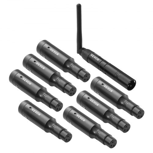 Dmx Wireless Receiver 7 Receivers 1 Transmitter 24G Ism Band 656 Ft