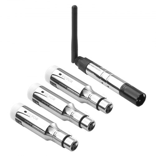 DMX Wireless Receiver 3 Receivers 1 Transmitter 24G ISM Band 656 ft