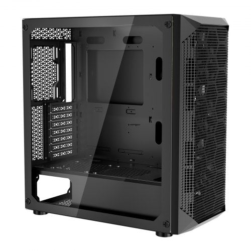 PC Gaming Case FullTower Computer Case with HighAirflow Panel Magnetic