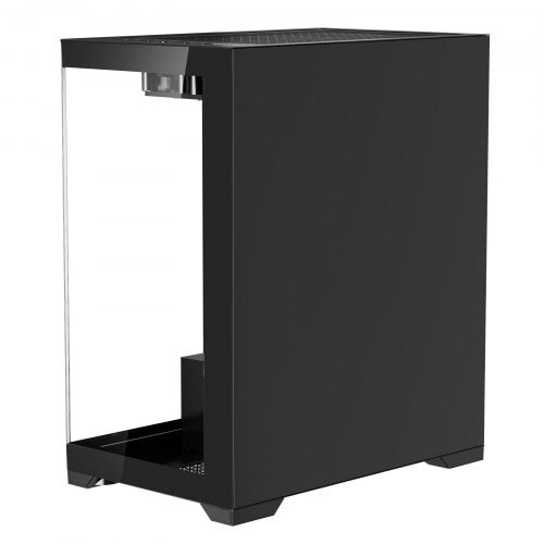 PC Gaming Case MidTower Computer Case with HighAirflow Tempered Glass