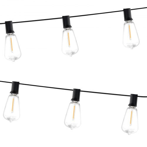 LED Outdoor String Lights 200FT 2700K Dimmable Outside Patio Lights with 100