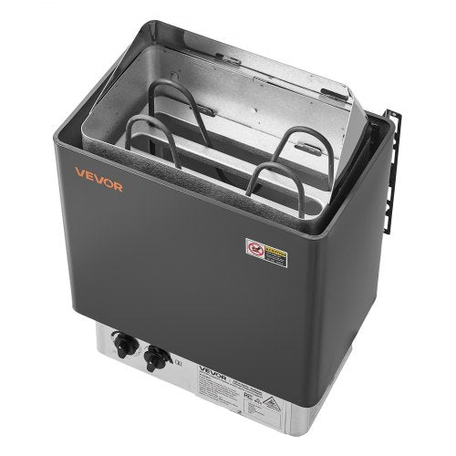 Sauna Heater 2Kw Ac 120V Electric Stove Dry Steam Bath Saunas With Predrilled