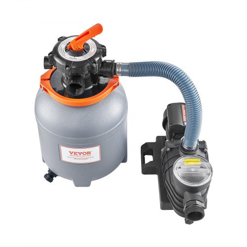 Sand Filter Pump for Above Ground Pool 12 in 3000 GPH 12 HP Swimming