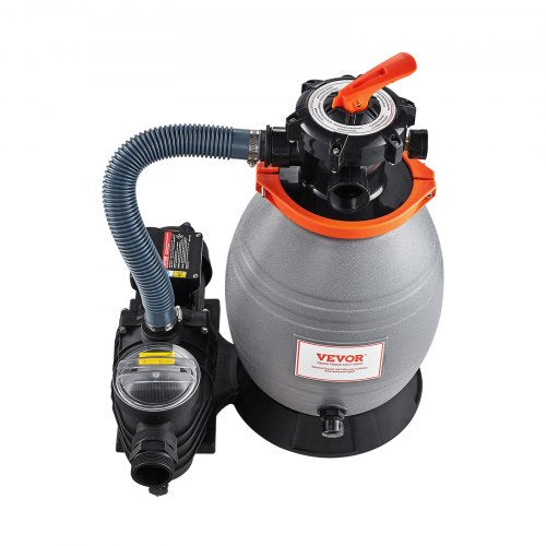 Sand Filter Pump For Above Ground Pool 13 In 3500 Gph 34 Hp Swimming System