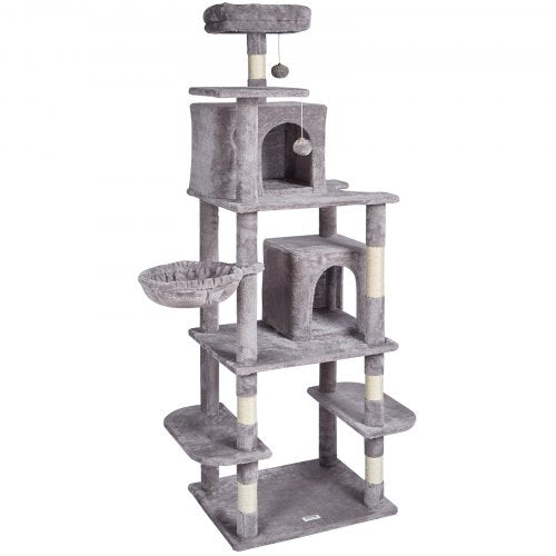 Cat Tree for Indoor Cats 685 Cat Tower with 2 Cat Condos Sisal