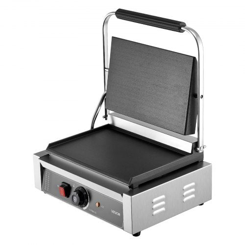 Commercial Panini Grill 1800W Electric Sandwich Maker Stainless Steel 40 8