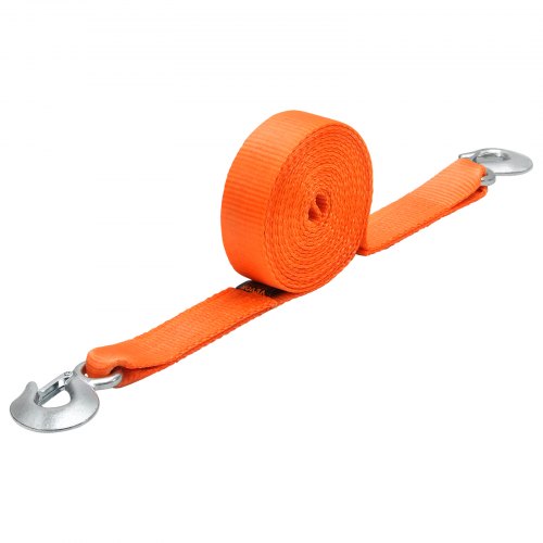 Atv Tow Strap With Hooks 2Inch X 20Foot 17000 Lbs Capacity Durable Recovery