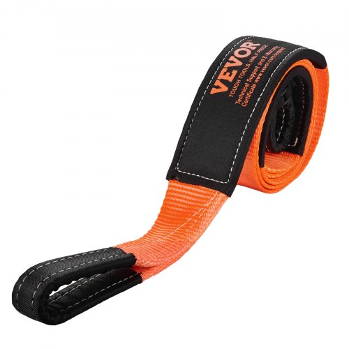 Recovery Tow Strap 3 Inches 8 Feet 36000 Lbs Break Strength Triple Reinforced
