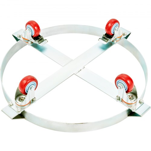 2PCS 55 Gallon Heavy Duty Drum Dolly 1000 lbs Load Capacity Barrel Dolly