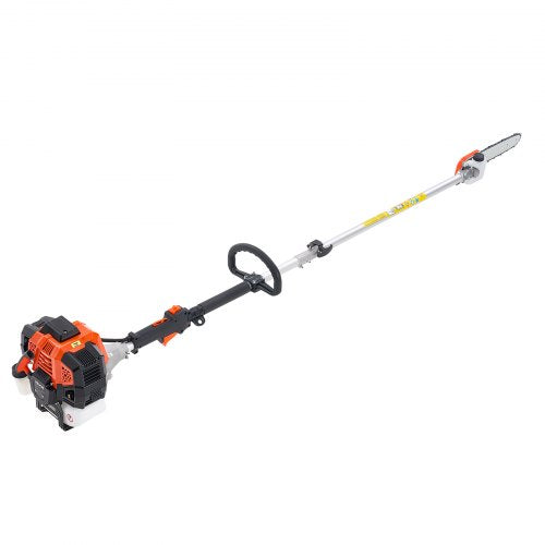Gas Pole Saw 43Cc 2 Stroke Powered Saws With 10 In Cutting Bar Cordless Tree lb