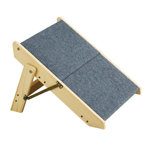 Wooden Pet Steps Convertible 2in1 Dog Stairs and Ramp for Beds Sofas