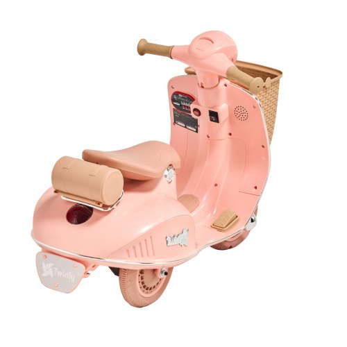 Kids Ride On Motorcycle 6V Battery Powered Electric Motorcycle Trike with Speed