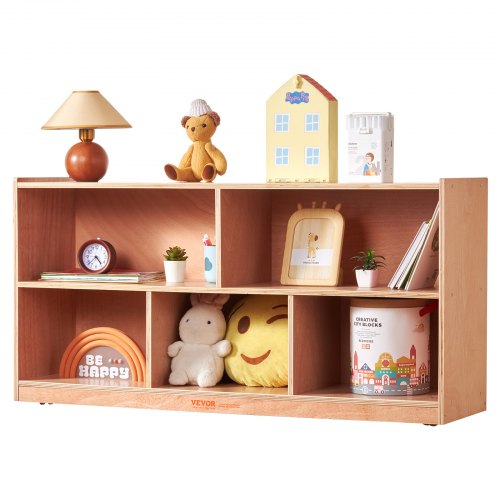 Cubby Mobile Tray Storage Cabinet 5Compartment Cubby Storage Shelf Cubby