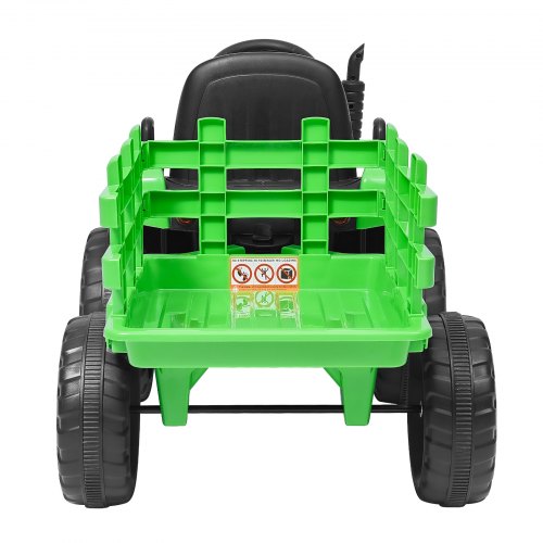 Kids Ride on Tractor 12V Electric Toy Tractor with Trailer Remote Control